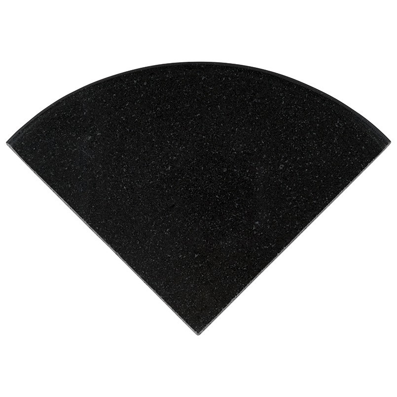 MSI Prem Black Granite 9" Radius Crnr Shelf