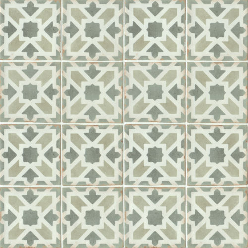 Bedrosians   Casablanca 5" x 5" Matte Ceramic Floor and Wall Tile in Malik
