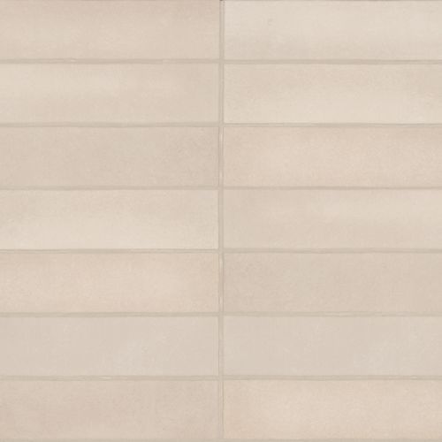 Bedrosians  Makoto 2" x 10" Matte Ceramic Wall Tile in Tatami Beige