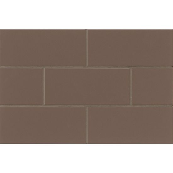 Bedrosians Traditions Series 4" x 10" Tile in Cocoa