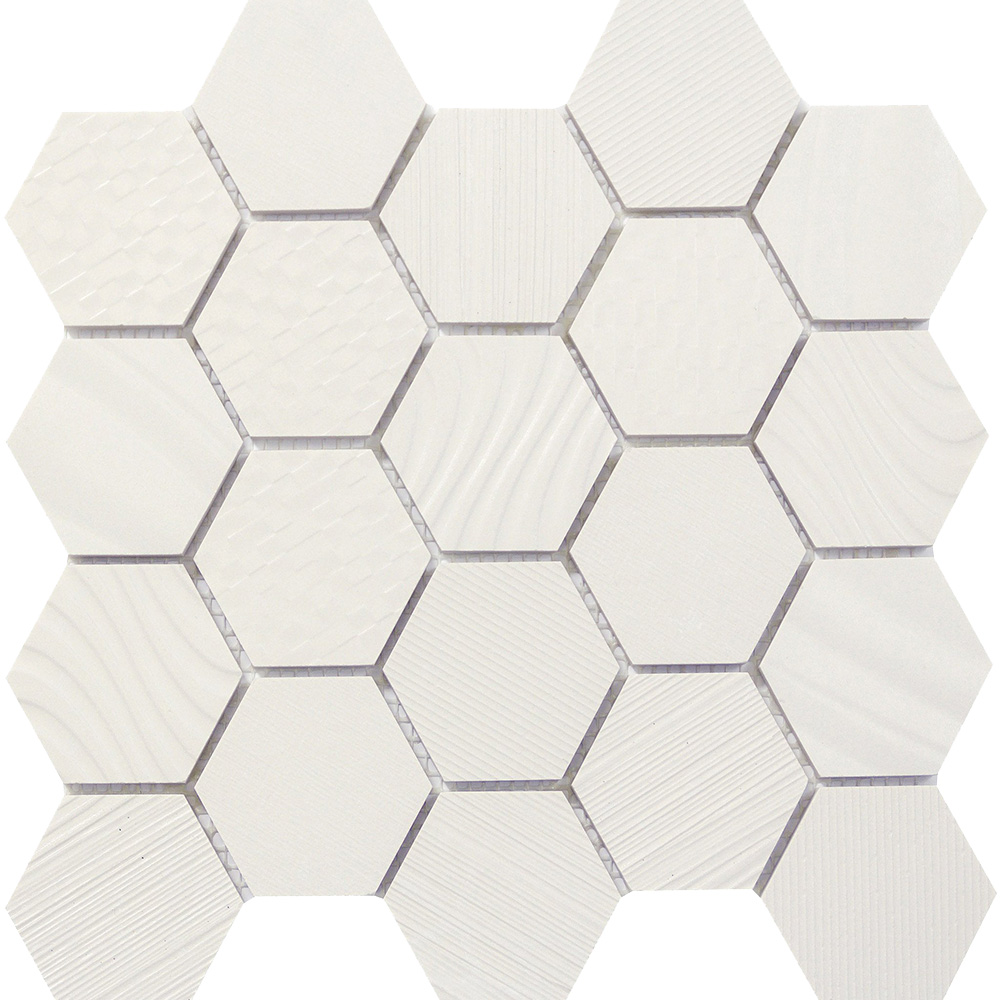 Emser SURFACE WHITE 3" HEX MO/1214
