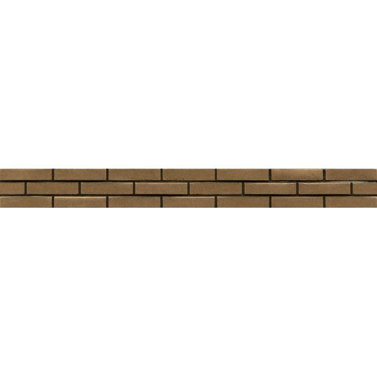 Bedrosians  1-1/4x12 Staggered Brick Liner Ambiance Bronze