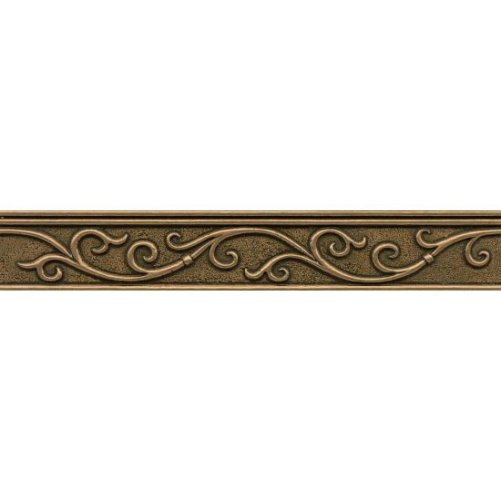 Bedrosians  1-3/4x12 Gothic Leaf Liner Ambiance Bronze