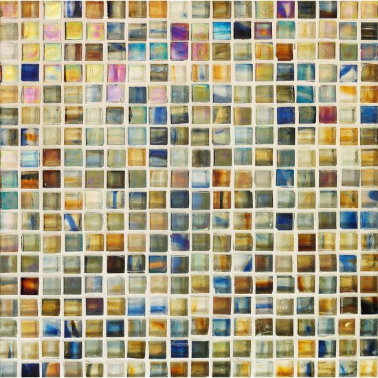 Bedrosians  5/8x5/8 Blend Glass Mosaic Watermark
