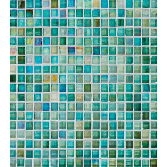 Bedrosians  5/8x5/8 Blend Glass Mosaic Carribean