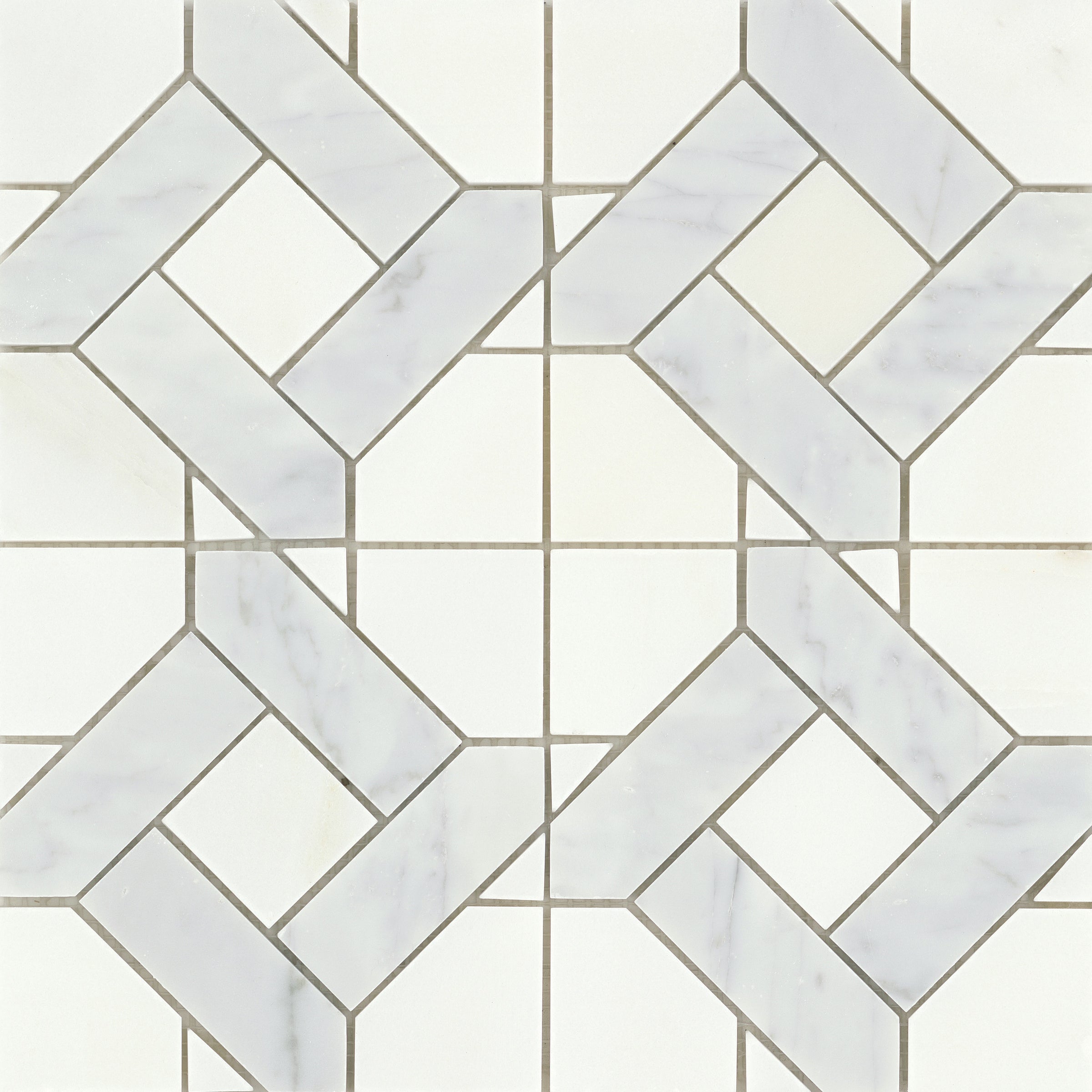 Emser ALLURO Manor Silver 12x12 stone mosaic tile M05ALLUSI1212MMA is an Emser Tile product. Emser Alluro Silver mosaic tile is composed of White Carrara marble and white marble. 