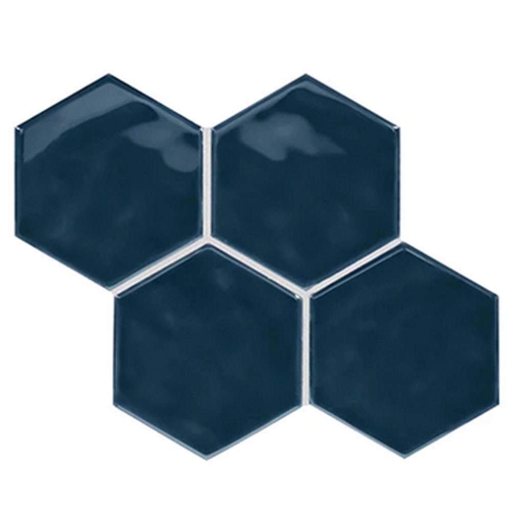 American Olean Playscapes Hexagon Midnight Blue