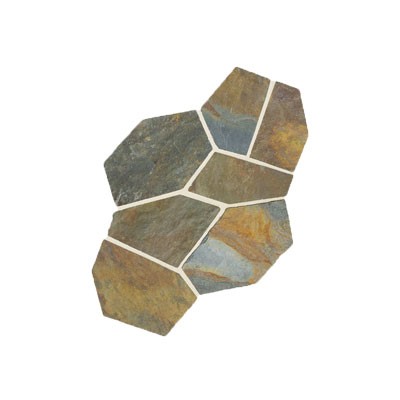 American Olean Stone Source Slate Pattern Flagstone Mongolian Spring Flagstone