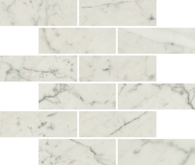 Stone Peak Classic 2.0 Mosaic 2 x 6 Polished Bianco Carrara