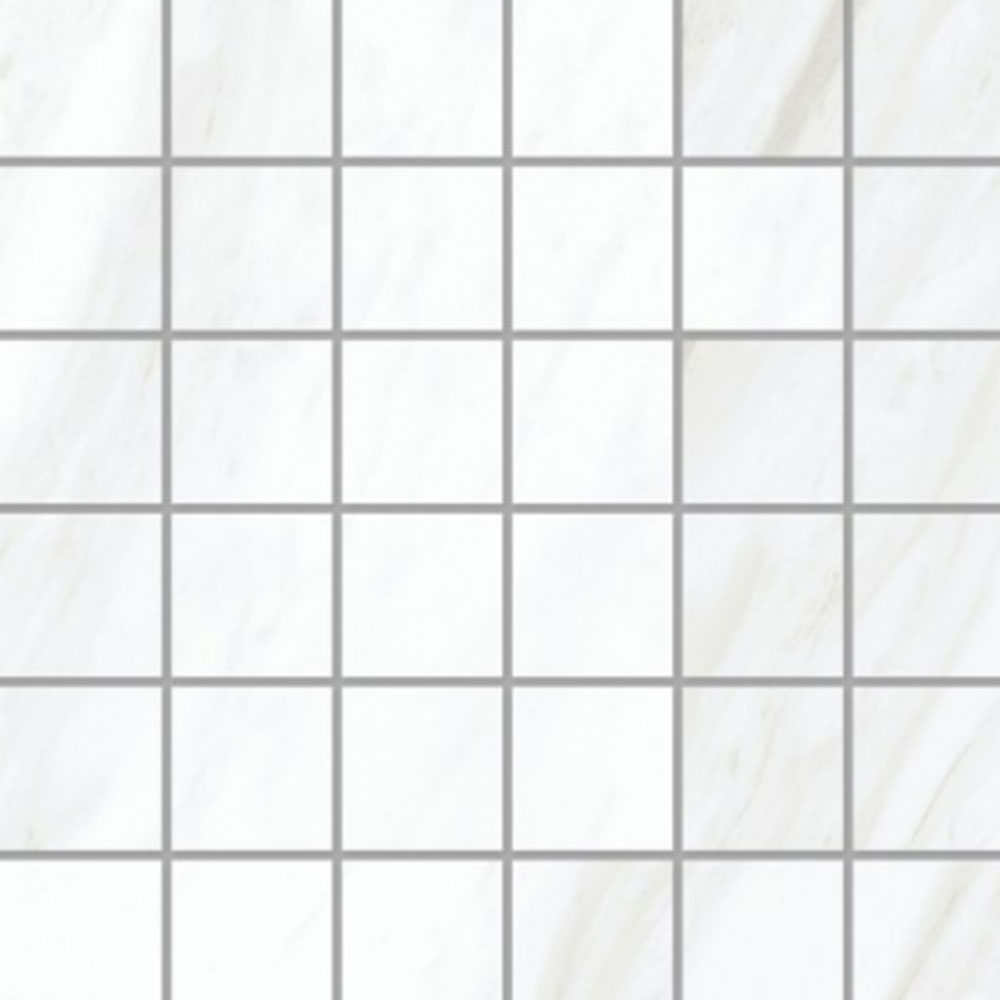 Eleganza Tiles Carrara Extra Moderne Mosaic Matte White
