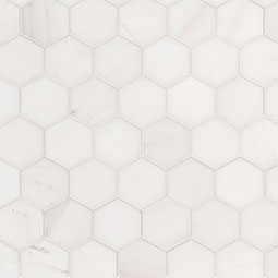 MSI Bianco Dolomite 2" Hexagon Pol