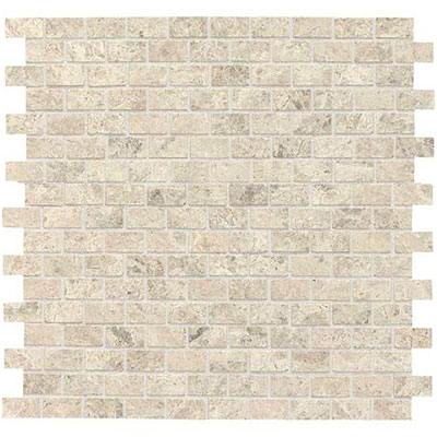 Daltile Limestone Brick Joint Mosaic Arctic Gray
