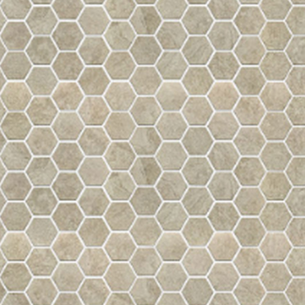 Shaw Floors Crown Mosaic Hexagon Beige