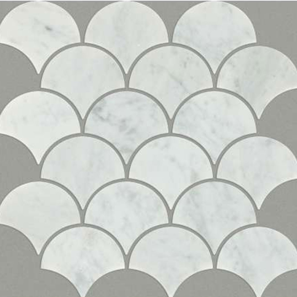 Shaw Floors Estate Mosaic Fan Bianco Carrara