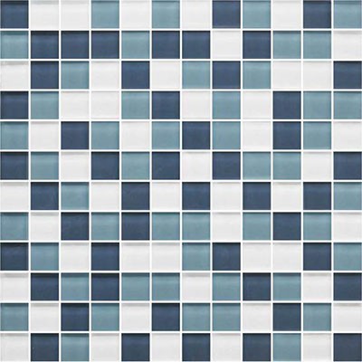 American Olean Color Appeal Glass Blends Mosaic Blue Moon