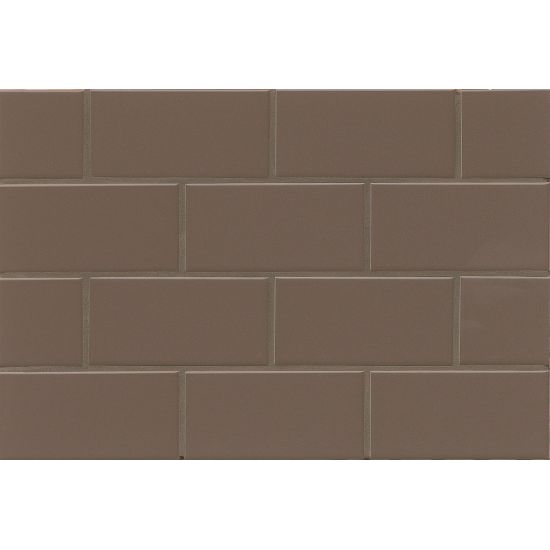 Bedrosians Traditions Series 3" x 6" Tile in Cocoa