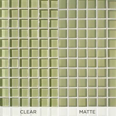 Rock Mill SQUARES 1x1 ES-06 Ice Green Clear (11.81" SH)