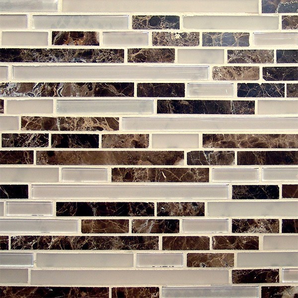 Rock Mill STONE & ICE Tan Brown Random Brick (SES07) (11.81x12" SH)