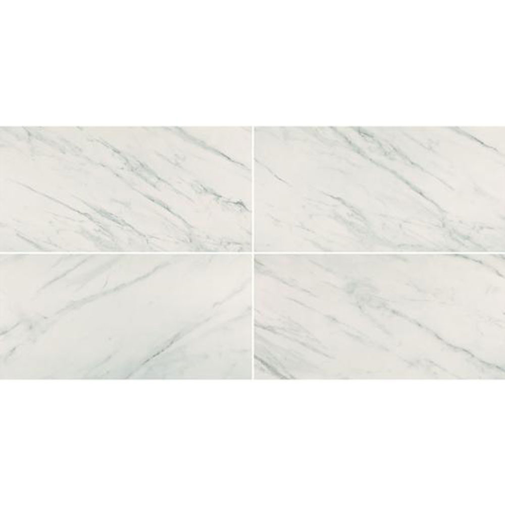 American Olean Ideology 4 x 12 Polished Carrara White