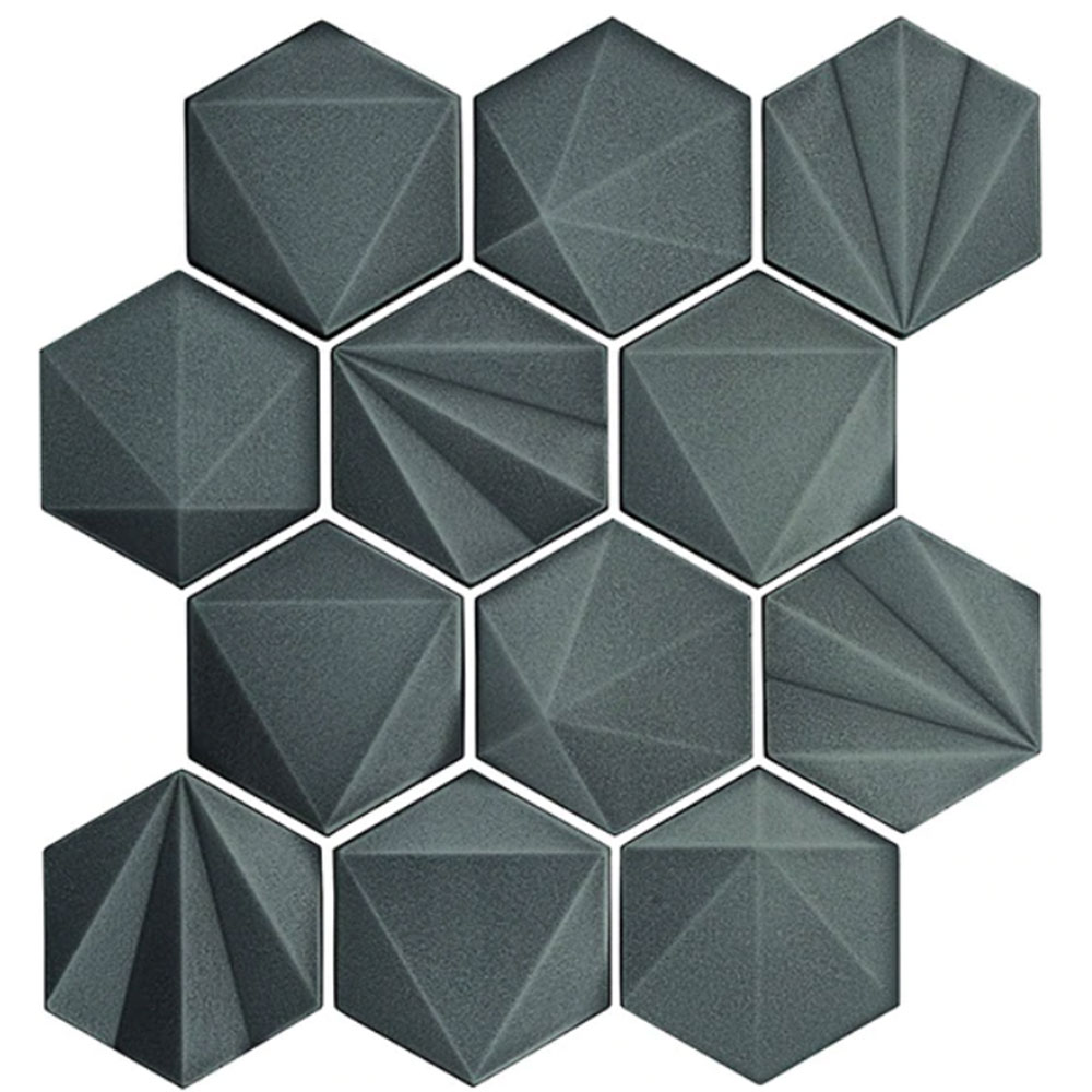 Marazzi Geometal Hexagon Gunmetal