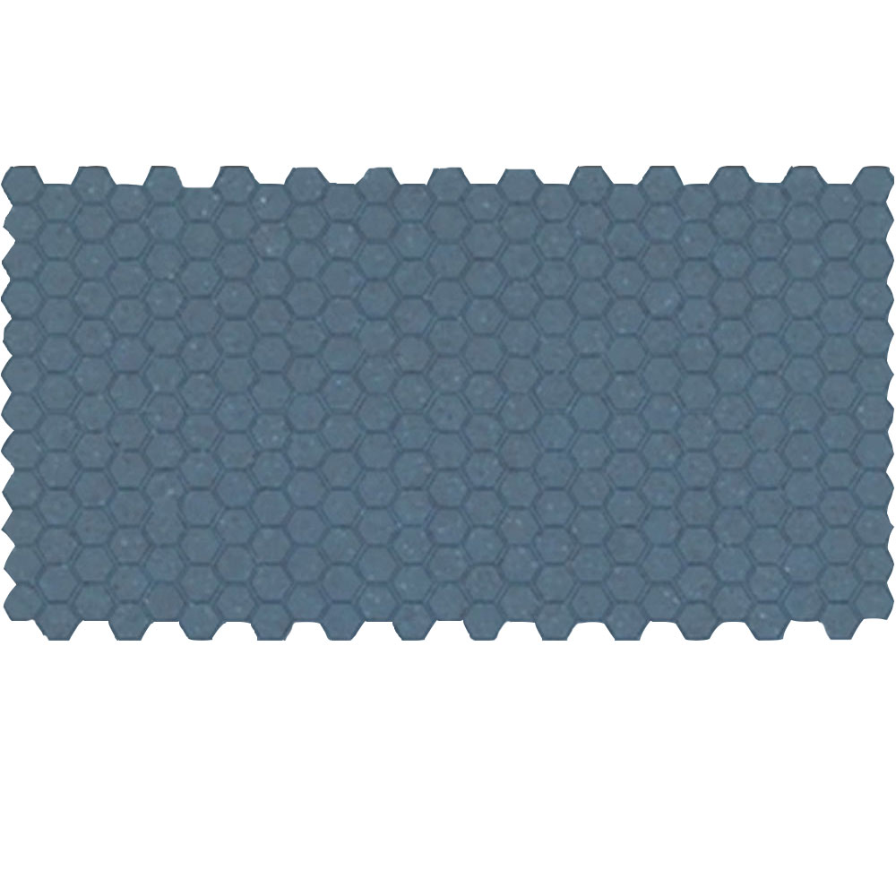 American Olean Unglazed ColorBody Mosaic Hexagon 1 x 1 Navy