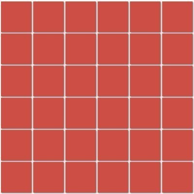 American Olean Unglazed Porcelain Mosaics Clearface 2 x 2 Red