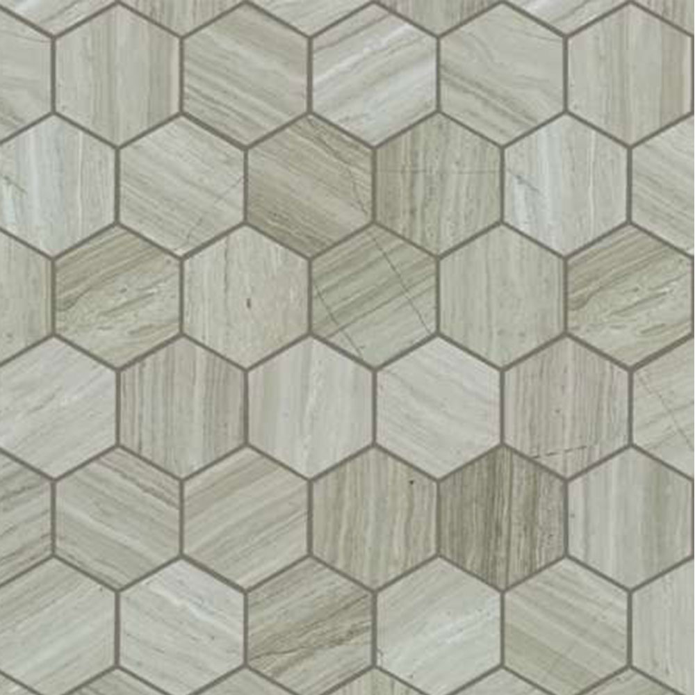 Shaw Floors Estate Mosaic Hexagon Rockwood
