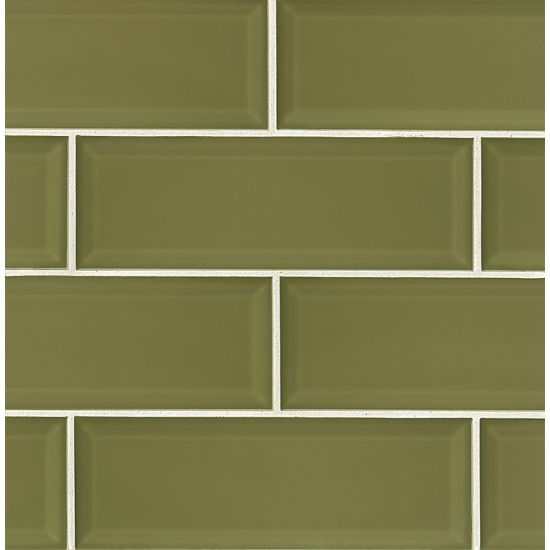Bedrosians 4x12 Glossy Beveled Wall Tile