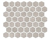 Prime Stamina Grey Hexagon 1 1/2X1 1/2 Matte