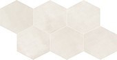 Scrapbook Album White Hexagon 8X9 Matte