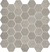 Raine Cumulus Grey Hexagon 2 Straight Edge Honed