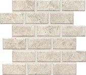 Limestone Arctic Gray Brick Joint 1/2X1 Straight Edge Polished