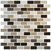 Mosaic Traditions Zen Escape Brick Joint 3/4X1 1/2 Glossy