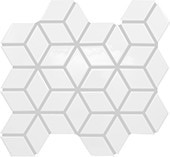 Color Wheel Retro Arctic White 3D Cube 2X3 Glossy